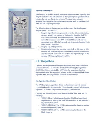 Security In LTE Access Network | PDF