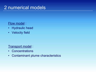 Simulation of Solute Transport under Oscillating Groundwater Flow in ...