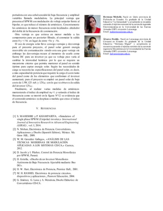 PAPER INVERSOR MONOFÁSICO A PARTIR DE UN PANEL SOLAR CON MODULACIÓN DE ...