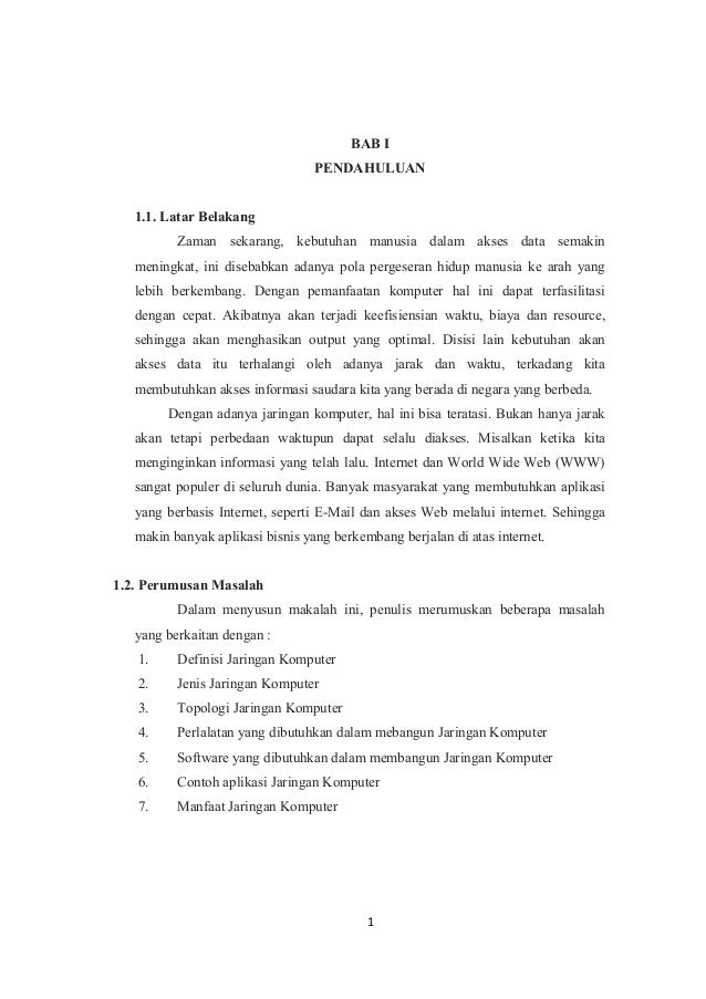 Makalah Jaringan Komputer