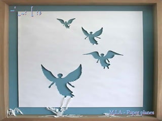 Paper Art M.I.A - Paper planes 