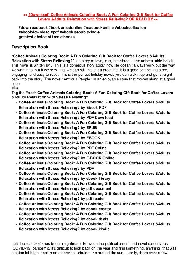 Download Paperback Coffee Animals Coloring Book A Fun Coloring Gift Book
