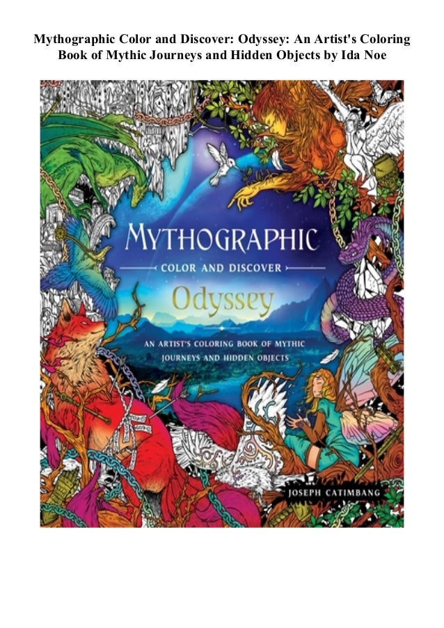 ( Paperback ) Mythographic Color and Discover: Odyssey: An Artist's ...
