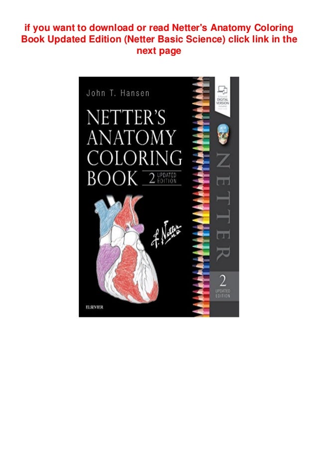 ( Paperback ) Netter's Anatomy Coloring Book Updated Edition (Netter Basic Science)