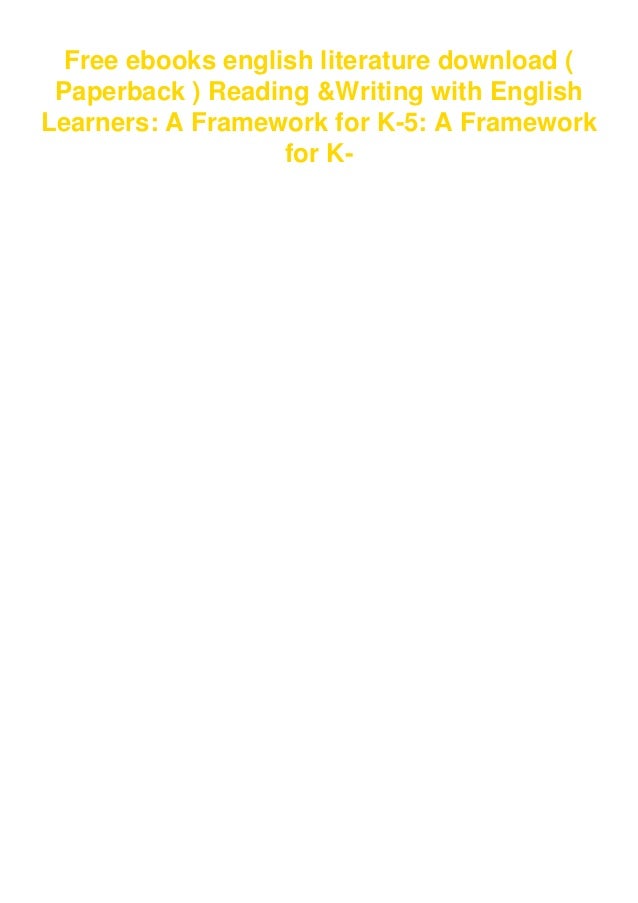 ( Paperback ) Reading & Writing with English Learners A Framework for