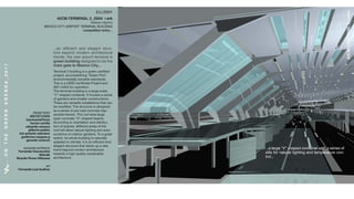 !"#$%&'($")!*+,-,../+
                                                                                                                      21|2004
                                                                                          !"#$%&'($")!*+,-,../+A:1B
                                                                                                         $"N%04)0%1=P$N
                                                                                Q@RBSD)SB!T)LBU:DU!)!@UQBVL?)WXB?ABV9
                                                                                                     !"#$%&'&"()%(&*+,,,




                                                                                        >>>'&) "22%0%"&1) '&-) "(".'&1) /1#,0I
                                                                                        1,#") +"=4&-) $4-"#&) '#07%1"01,#'()
                                                                                        1#"&-/6)17")&"M)'%#34#1)1"#$%&'()%/)
                                                                                        01223+45678630)-"/%.&"-)14)+")17")
                                                                                        9:63+0:;2+;<+$2=6><+#6;?@@@
!"!"!"#"$""""%"&"'""""(")"'"'"$""""*"("'"$"+"*","-"."/"/




                                                                                        !"#$%&'()*)+,%(-%&.)%/)').#""&)0"#1%2%"-)
                                                                                        3#45"016)'004$3(%/7%&.)89#""&):4#1;)
                                                                                        "&<%#4&$"&1'((=)/"&/%+(")/1'&-'#-/>)
                                                                                        !7%/)%/)')?@@A)0"#1%2%0'1"):#45"01)'&-)
                                                                                        BCD)EFGGG)24#)43"#'1%4&>
                                                                                        !7")1"#$%&'()+,%(-%&.)%/)')('#.")/0'(")
                                                                                        8H;)/7'3"-)04&1'%&"#>)B1)74,/"/)')/"#%"/)
                                                                                        42).'#-"&/)'&-)/$'(("#)04&/1#,01%4&/>)
                                                                                        !7"/")'#")<"#/'1%(")%&/1'(('1%4&/)17'1)0'&)
                                                                                        +")$4-%2%"->)!7")/1#,01,#")%/)-"/%.&"-)
                                                                                        '/)')/"#%"/)42)3#"I0'/1)04&0#"1")1#'3I
                                                                       design team
                                                                                        "J4%-'()2#'$"/>)!7")#442)'#"')('#.")
                                                                    !"#$%&#%'%()$*
                                                                   luisvicenteFlores    /3'&)04&0#"1")8K;)/7'3"-)+"'$/>)
                                                                      hector carrillo   L004#-%&.)14)4#%"&1'1%4&)'&-)-%/1#%+,I
                                                                  eduardo canseco       1%4&)42)/3'0"/6)-%22"#"&1)'#"'/)42)17")
                                                                     gilberto pablos    #442)M%(()'((4M)&'1,#'()(%.71%&.)'&-)"<"&)
                                                             luis antonio valeriano     /,&/7%&")4&)%&1"#%4#).'#-"&/>)!4)').#"'1)
                                                               guillermo vazquez g      "N1"&16)7")M74(")+,%(-%&.)%/)&'1,#'((=)
                                                                   gerardo vicencio
                                                                                        '-'31"-)14)0(%$'1">)B1)%/)'&)"22%0%"&1)'&-)
                                                                                        "(".'&1)/1#,01,#")17'1)/1'#1/),3)')&"M)
                                                                associate architects
                                                                                        1#"&-)+"=4&-)$4-"#&)'#07%1"01,#")             !!!"#$"%&'#()*#+,"-'.#/012"31'%#432,#"#+'%3'+#05#
                                                            Fernando Vasconcelos                                                      +$32+#50%#1"26%"$#$3&,231&#"1.#2'7-'%"26%'#/018
                                                                            Allende     14M'#-/)')7%.7)O,'(%1=)/,/1'%&'+(")
                                                           Ricardo Flores Villasana     '#07%1"01,#">                                 2%0$!!!

                                                                              art
                                                            Fernando Leal Audirac
 