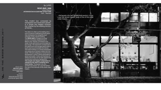 36|1999




                                                                                                                                                                                                     !"#$%&'!()**+
                                                                                                             !"#$%&'!()***
                                                                                                               8$4*0,%0*"6:84
                                                                                       +,-"!.",-+$,%+,%"#+/-+,0%/-!12-1!"
                                                                                                              91*2"!!!%;'-'/)$)%
                                                                                                                                         !!!"#$%&'(')$%*+%*"+%,-.%'/0#*"$0"1/'2%+$0"*,.3%*"%*+%'.%
                                                                                                                                         45/'6%"#'"%'22,-+%*."$/.'2%7*$-+%,&%"#$%,&%"#*+%+8'22%
                                                                                                                                         1/9'.%"#$'"/$!!!
                                                                                        <#*+% 8,)$/.% 9,4% 50,8=,+$)% 96%
                                                                                        "/'.+='/$."%'.)%"/'.+210$."%='.$2+5>%
                                                                                        *+% '% +*8=2$% '.)% $2$?'."% 0,8=,+*5
                                                                                        "*,.%0#'/"$)%96%"#$%$4*+"*.?%+"/10"1/5
                                                                                        '2%&/'8$+!!!
!"!"!"#"$""""%"&"'""""(")"'"'"$""""*"("'"$"+"*","-"."/"/




                                                                                        <#$%*)$'%*+%",%02$'.%1=%"#$%$4*+"*.?%+"/105
                                                                                        "1/$%",%=/,)10$%'%)*'=#'.,1+%&21*)%+='0$%
                                                                                        "#'"%$8=#'+*@$+%"#$%+"/'*?#"&,/-'/)%
                                                                                        0#'/'0"$/%,&%"#$%,/*?*.'2%91*2)*.?!%
                                                                                        <#$%!"#$3&'!%*+%2,0'"$)%'"%'%91+6%
                                                                                        0,/.$/%*.%A,.)$+'%.$*?#9,/#,,)%*.%
                                                                                        B$4*0,%A*"6!%C*/$0"26%0,..$0"$)%",%"#$%
                                                                                        +"/$$">%"#/$$%+=2*"52$7$2+%'00,88,)'"$%"#$%
                                                                                        9'/52,1.?$!%<#$%9'+$8$."%0,//$+=,.)+%",%
                                                                                        "#$%-'+#/,,8+%'.)%+",/'?$%+='0$%-#*2$%'%
                                                                                        &,1/"#%2$7$2%'00,88,)'"$+%"#$%D*"0#$.!
                                                                                        <#$%$."*/$%91*2)*.?%*+%'%.$1"/'2%"/'.+='/$."%
                                                                                        9,4%'0"*.?%'+%'.%+0$.'/*,%7*+*92$%&/,8%"#$%
                                                                                        +"/$$"!%<#*+%+$"%0,.&*?1/$+%'%8,.,0#/,8$%
                                                                                        '"8,+=#$/$%*.%-#*0#%02*$."+%='/"*0*='"$%'+%
                                                                                        '0",/+%'.)%=192*0!%A,2,/+%'.)%"$4"1/$+%,&%
                                                                                        )*+#$+%'.)%)/*.D+%0'.%9$%+$$.%'?'*.+"%"#*+%
                                                                                        .$1"/'2%'.)%0,."*.1,1+%9'0D?/,1.)!
                                                                                        -456%65789:%;<=%:9:>;<?%@A78A65?5A<%56%
                                                                                        @4;B?:=%CD%?4:%B5?47%AE%:F56?5<>%6?BG@3
                                                                                        ?GB;9%EB;7:6H%<#$%&'(')$%*+%*"+%,-.%
                                                                                        '/0#*"$0"1/'2%+$0"*,.>%'.%45/'6%"#'"%'22,-+%
                                                                       design team      "#$%7*$-%,&%"#$%*."$/.'2+%,&%"#*+%+8'22%1/9'.%
                                                                   !"#$%&#%'%()$*       "#$'"/$!%
                                                                 luisvicenteFlores
                                                                        +Jihei Aoki
                                                                             awards
                                                                           rst prize
                                                            bienal de buenos aires
                                                           commercial space 2000
 