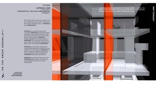 09|2008




                                                                                                                                                                                                       !"#$"%&"'())*
                                                                                                   !"#$"%&"'())*!             :::(-)&&2*&1&*! $/$)(.&%(2#('0",#! 4,)! 5,'%8! $0'*(#! +,./*&(&! (-&!
                                                                                                  .&7"+,!+"(5F.7              G;HG>GIJK! )&#"0&%("$*:! D-"#! *,32*,%8! #()'+(')&! "#! $%! &7(&%#",%!
                                                                    4)35".16%78871393-./-'-"013:65;!757%8"$<                  (-$(!$+(#!$#!$!6'44&)!,4!(-&!G;HG>GIJK!8)&&%!$)&$:::
                                                                                                   !"#$%&'%())***




                                                                               D-&!&%(")&!/"&+&!$+(#!$#!$!8)&&%!6'42
                                                                               4&)!&7(&%0"%8!,/&%!#/$+&!"%!(-&!6&%2
                                                                               &4"(!,4!6,(-!0&1&*,.&%(#:::!+,#$"%&"!
                                                                               $%0!-./--"012223
!"!"!"#"$""""%"&"'""""(")"'"'"$""""*"("'"$"+"*","-"."/"/




                                                                               +,#$"%&"!"#!$!%&'()$*!+,%($"%&)!(-$(!
                                                                               +,./*&(&#!-./--"01!)&#"0&%("$*!0&1&*,/2
                                                                               .&%(!3"(-!$!#&*42+,%($"%&0!#()'+(')&!"%0&2
                                                                               /&%0&%(*5!$++&##"6*&!$%0!&7+*'#"1&!'%0&)2
                                                                               8),'%0!/$)9"%8!#/$+&:!+,#$"%&"!"#!
                                                                               1"#'$**5!"%(&8)$(&0!(,!(-&!#,'(-!8$)0&%!,4!
                                                                               -./--"01:!;(#!),,4!8$)0&%#!3"**!$+(!$#!$!
                                                                               8)&&%!6'44&)!$%0!*$%0#+$/&!&7(&%0"%8!(-&!
                                                                               8)&&%!$)&$!"%!(-&!6&%&4"(!,4!-./--"01:!

                                                                               +,#$"%&"!"#!$!(-)&&!*&1&*!0&1&*,/.&%(!
                                                                               +,%($"%"%8!<=!$/$)(.&%(>#('0",#!4,)!5,'%8!
                                                                               $0'*(#!3"(-!%,!9"0#!?0"95#@A:!+,#$"%&"!"#!$!
                                                                               %&'()$*!+,%($"%&)B!6$#"+$**5!+*,#&0!$*,%8!
                                                                               (-&!*,%8!#()&&(!4),%(!(-$(!+,./*&(&#!(-&!
                                                                               -./--"01!)&#"0&%("$*!0&1&*,/.&%(:!

                                                                               +,#$"%&"!.$"%!4$C$0&!4$+&#!6$+9!(,!(-&!
                                                                               -./--"01!8)&&%!#/$+&:!D-"#!/),E&+(!"#!
                                                                               ,%*5!/,##"6*&!$#!/$)(!,4!(-&!/)&1",'#!
                                                                               0&1&*,/.&%(:




                                                               design team
                                                             !"#$%&#%'%()$*
                                                           luisvicenteFlores
 