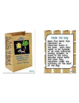 Paper bag book report overview