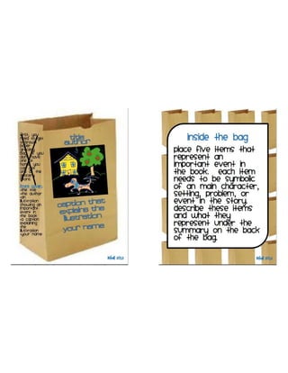 Paper bag book report overview