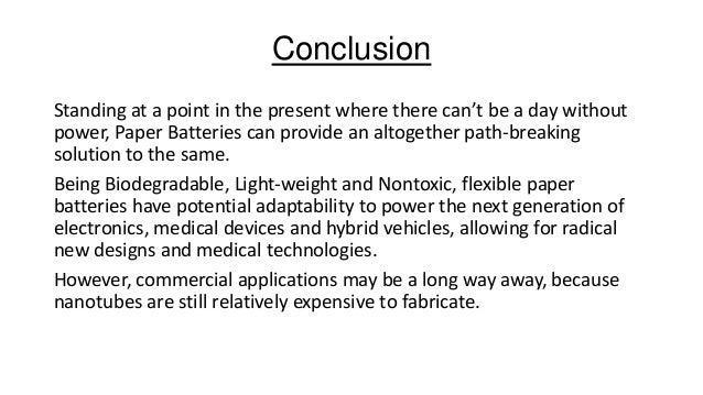 Paper battery seminar ppt picture