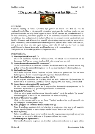 Paper Beeldopvoeding