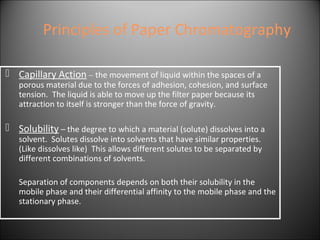 Paper chromatography | PPT