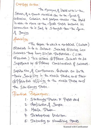 Paper Chromatography Worksheet.pdf Paper chromatography | PDF