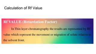 Rf Value Rearrange Paper chromatography | PPTX