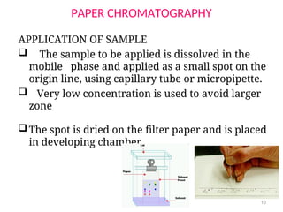 Paper Develop Mobile Application Analysis by Paper chromatographic Technique.ppt
