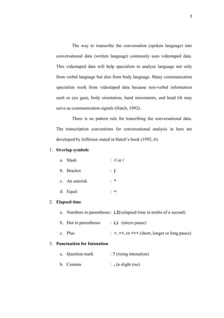 5 discourse analysis coding example transcript coding... Discourse Analysis Paper | DOCX