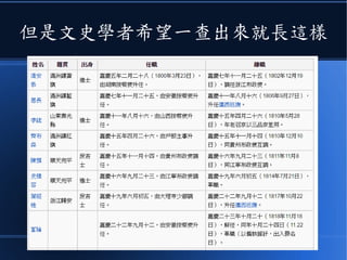 但是文史學者希望一查出來就長這樣
 