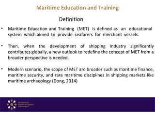 Maritime Education and Training: The Malaysia Experience | PPT