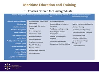 Maritime Education and Training: The Malaysia Experience