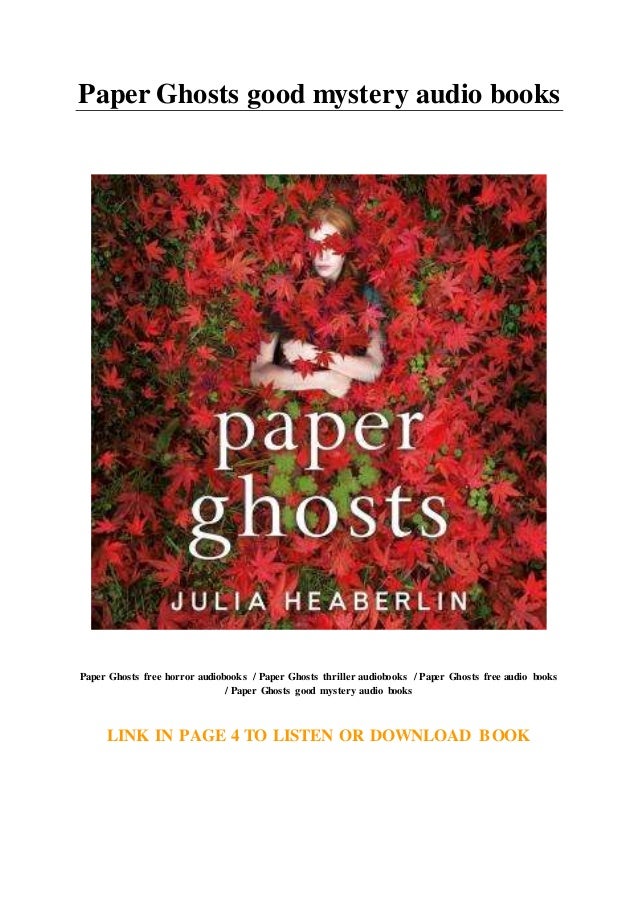 Paper Ghosts good mystery audio books