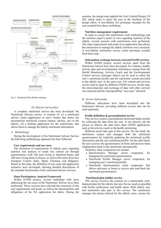 Paper Hector Galán - OASIS Nutritional Advisor Service: a technical ...
