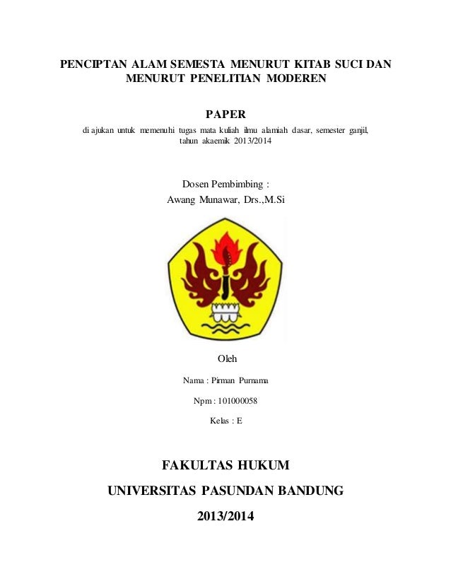 Penciptaan Alam Semesta Menurut Alkitab
