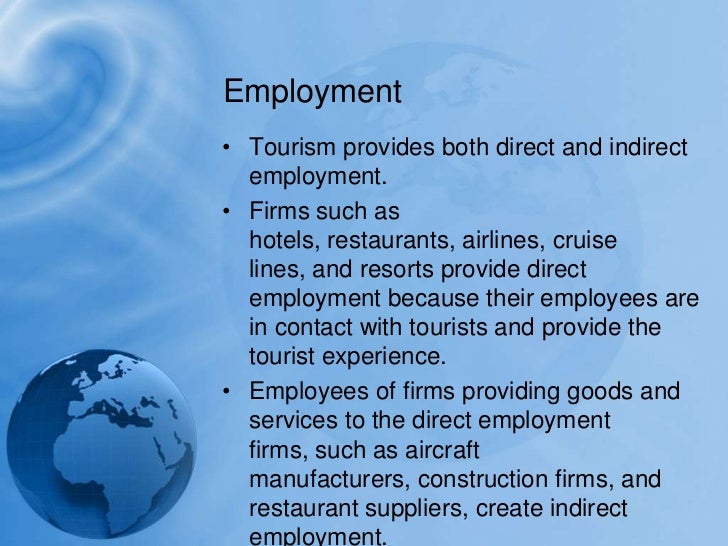 jobs in tourism