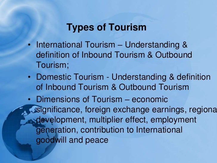 outbound tourism meaning