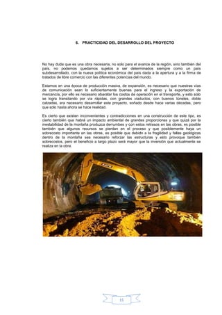 EL TUNEL DE LA LÍNEA (Colombia) Slide 15