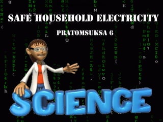 Safe household electricity


Safe household electricity
        Pratomsuksa 6
 