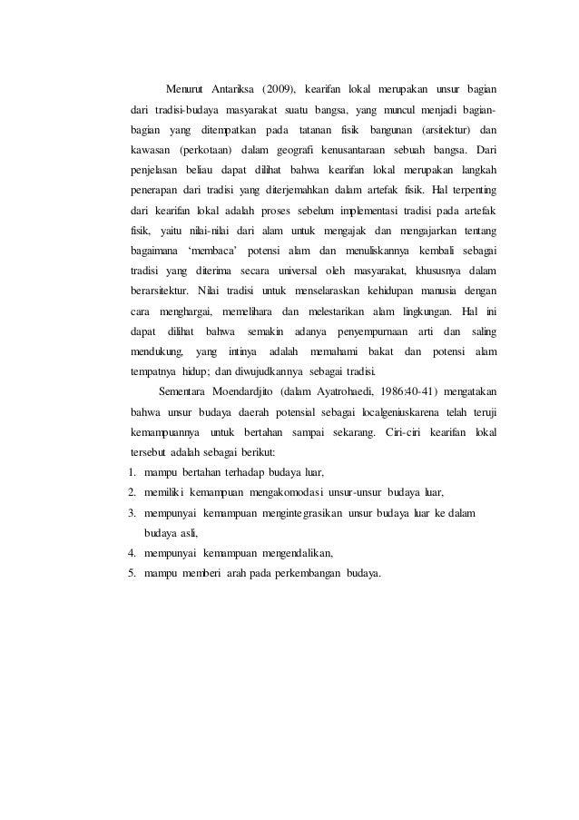 Paper Dan Makalah Kearifan Lokal Ilmu Kealaman Dasar
