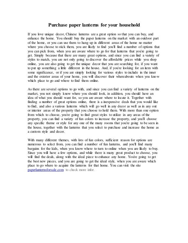 Paper lanterns for sale