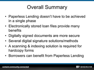 Increased Security with Digital SignaturesClick on a Signature to view the Status: