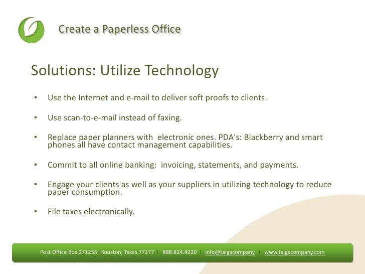 Paperless Office Presentation