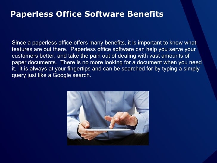 Paperless office software