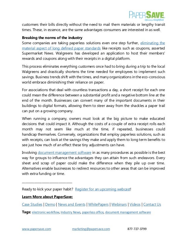 going paperless advantages going paperless advantages