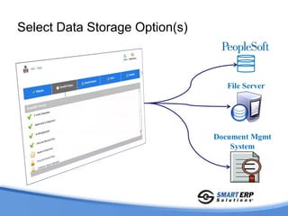 Select Data Storage Option(s)



                                   File Server




                                Document Mgmt
                                    System
 