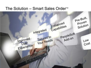 The Solution – Smart Sales Order
                               TM
 