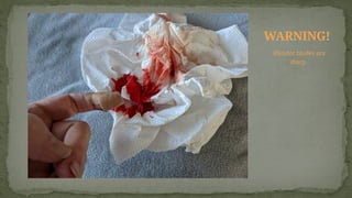 Blender blades are
sharp.
WARNING!
 