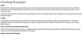 PAPER MAKING PROCESS notes including pulp and all methods.pptx