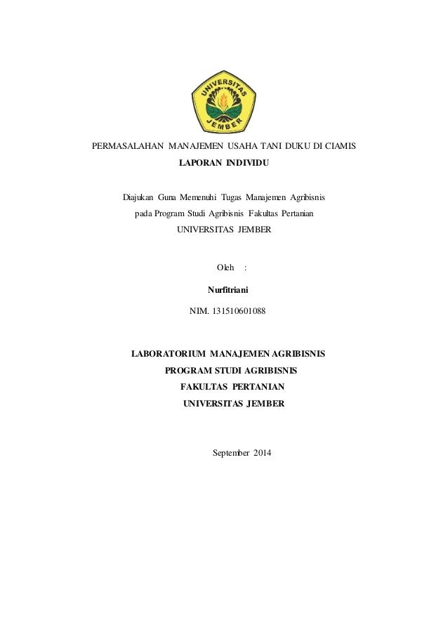 Paper Manajemen Usahatani