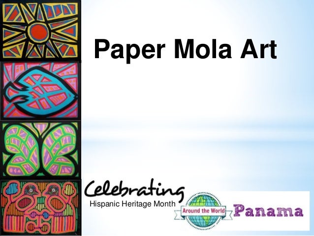 paper mola art hispanic heritage month