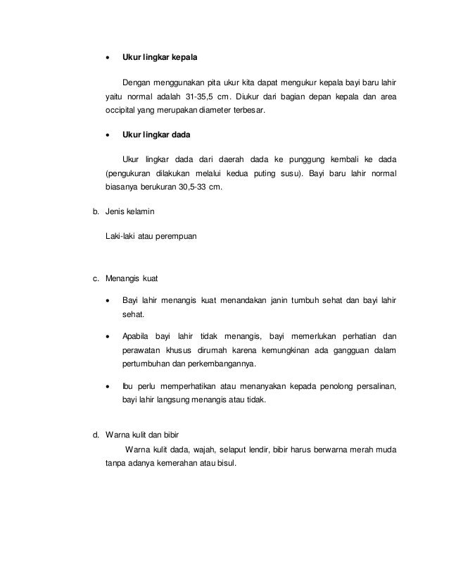 Pemeriksaan BBL neonatus px fisik, reflek, apgar 