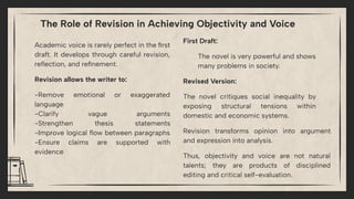 paper no- 209 Presentation Objectivity and Voice in Academic Writing | PDF