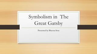 Symbolism in The Great Gatsby | PPTX