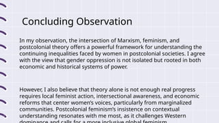 Marxism, Feminism, and the Political Economy of Gender in Postcolonial ...