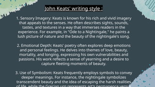 John Keats – Life, Poetry, and the Romantic Imagination | PPTX