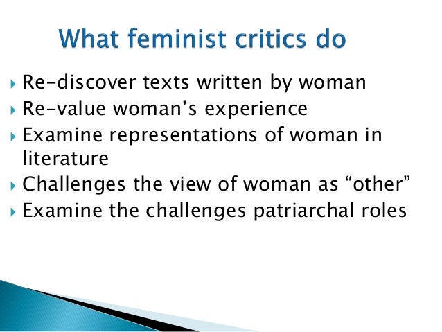 Feminist Criticism, Essay Sample feminist criticism essay