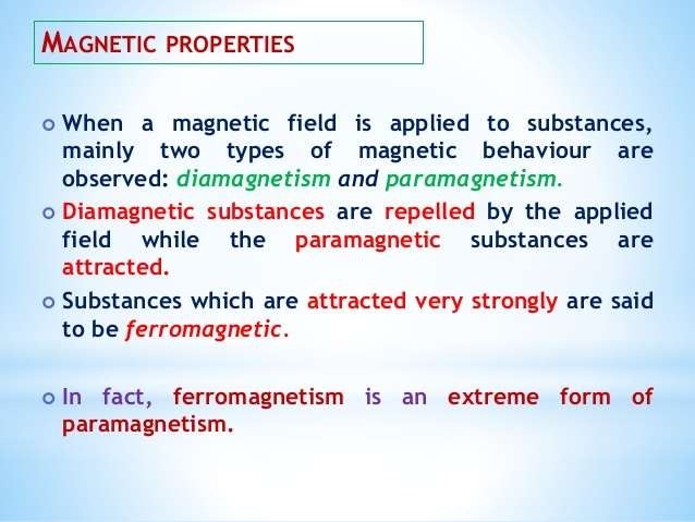 Magnetic Properties Of Transition Metals Garnets Perovskites Magnetic Properties Of Transition Metals Garnets Perovskites